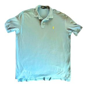Men’s Ralph Lauren Polo Shirts Size L Light Blue Short Sleeve